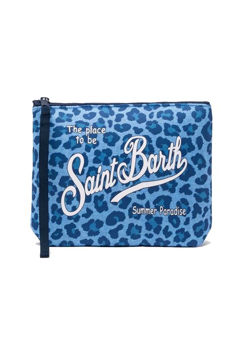 Pochette Mc2 Saint Barth Aline Denim Leo blu scuba MC2 SAINT BARTH | Pochette | ALINE01235H31